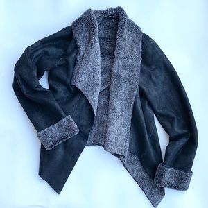 Fifteen Twenty black faux fur Jacket
